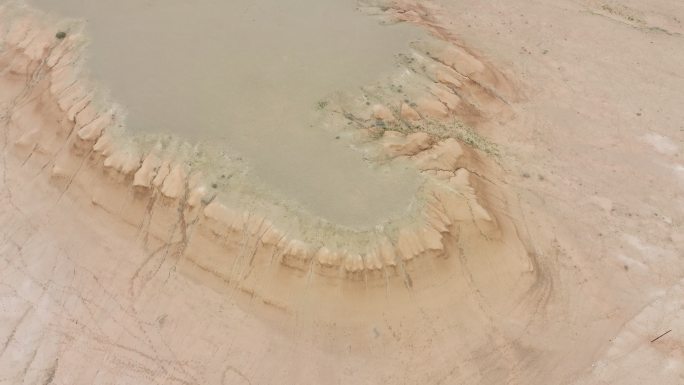 干涸的沙漠戈壁