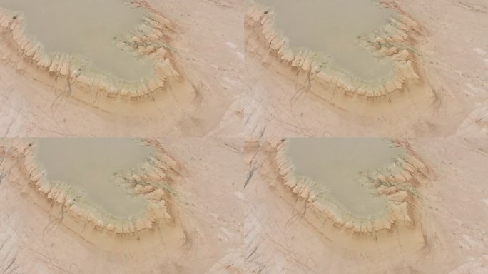 干涸的沙漠戈壁