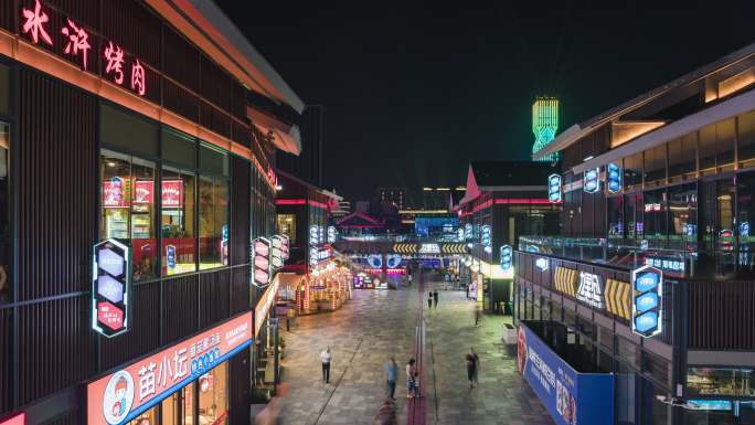 【4K】锡东九里仓夜景延时3