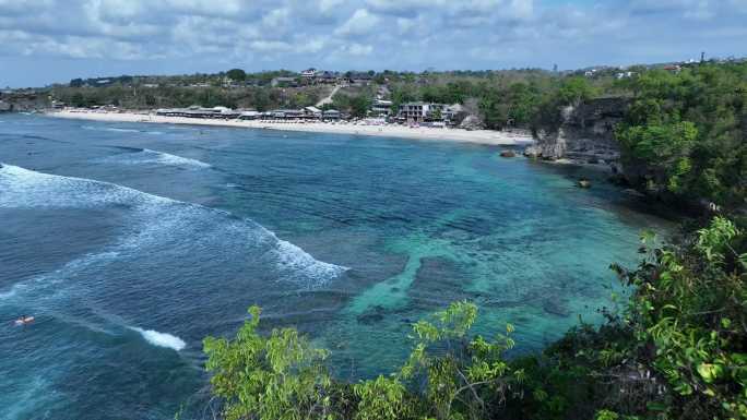 原创 印度尼西亚巴厘岛海滨自然风光航拍