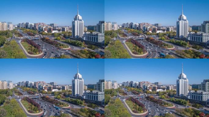 复兴门桥车流延时