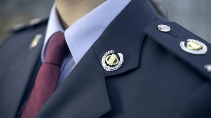 税务稅徽肩章制服