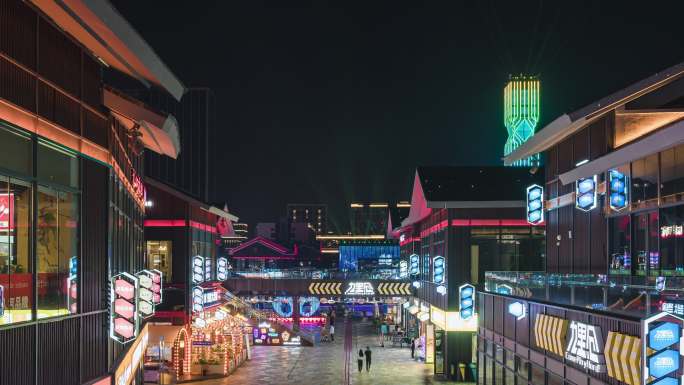 【4K】锡东九里仓夜景延时4