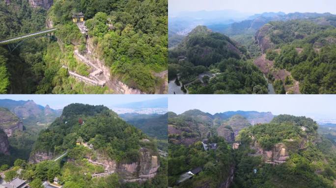 永康方岩景区航拍