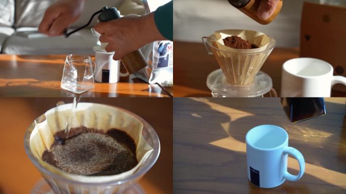 手冲咖啡制作过程