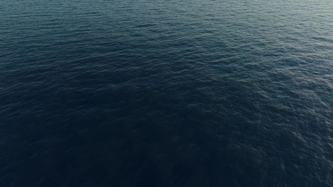 4K航拍大海海平面
