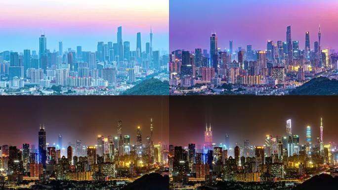 8K商用 广州白云山拍摄城市全景