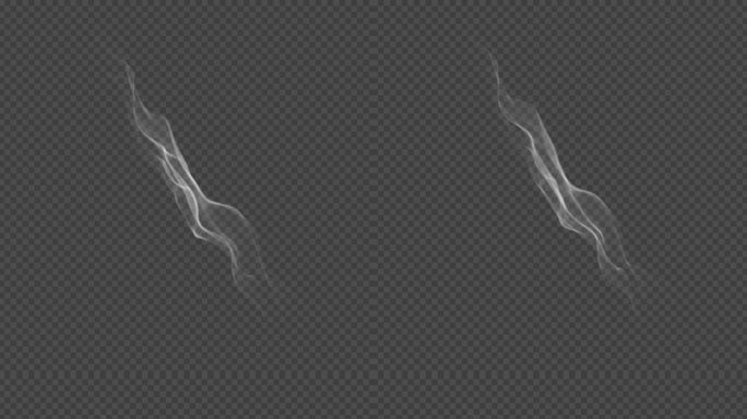 【视频素材】带通道循环烟丝流体素材