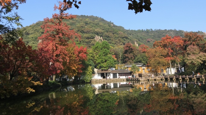 天平山秋季景观