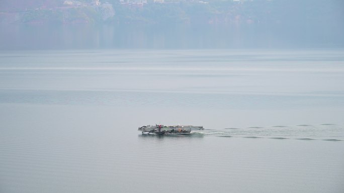 水库湖面垃圾清理船河道保洁船