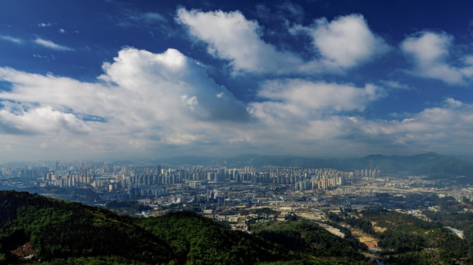 昆明城市延时 长虫山延时 4K超高清晰