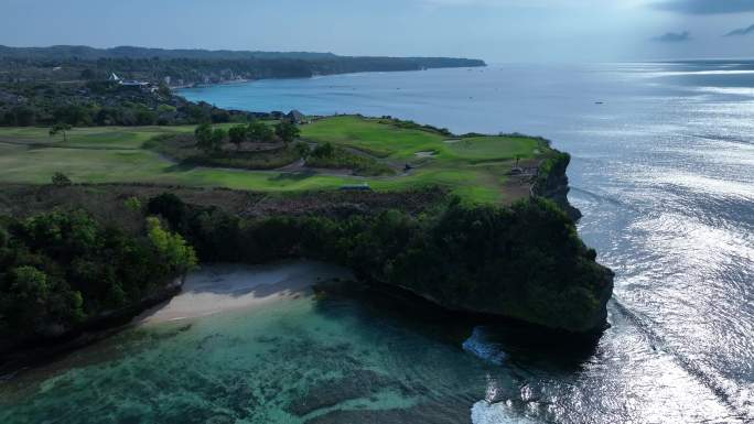 原创 印度尼西亚巴厘岛海滨自然风光航拍