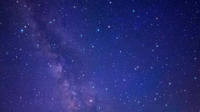 8K唯美浪漫蓝色宇宙星空星云夜空星星银河