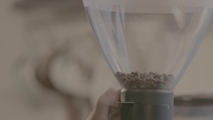 灰片咖啡冲泡咖啡豆