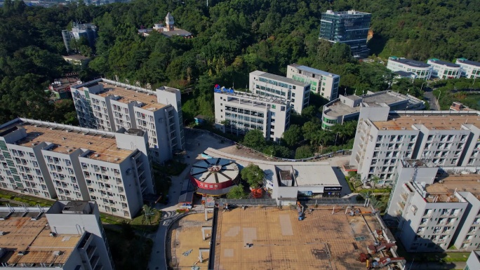 航拍福州大学铜盘校区