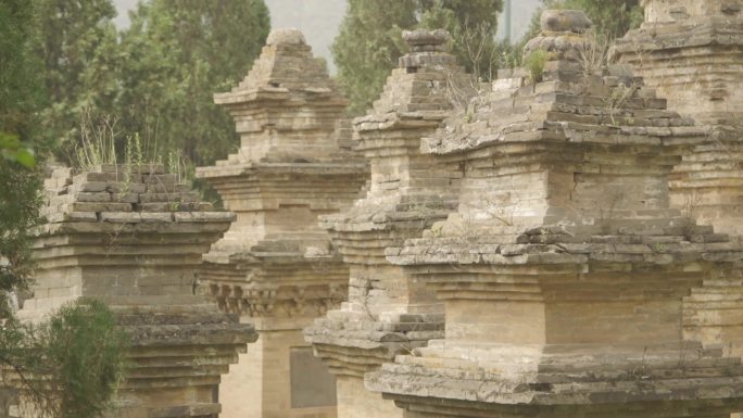 嵩山少林寺塔林局部空境