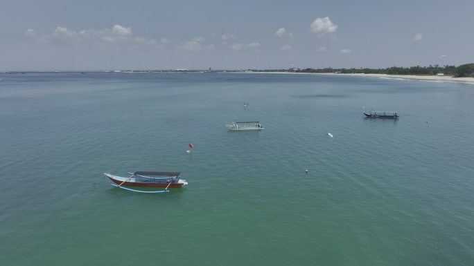 HDR印尼巴厘岛金巴兰海滩自然风光航拍