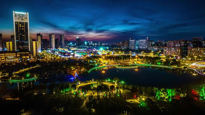 如皋夜景（独家）