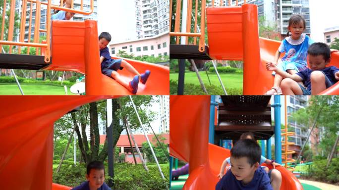 小区 儿童 文明 社区 儿童设施 游玩