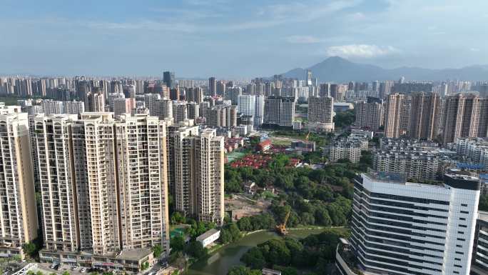 福建省莆田市木兰溪航拍