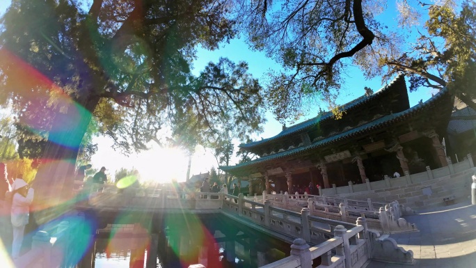 晋祠 圣母殿鱼沼飞梁延时