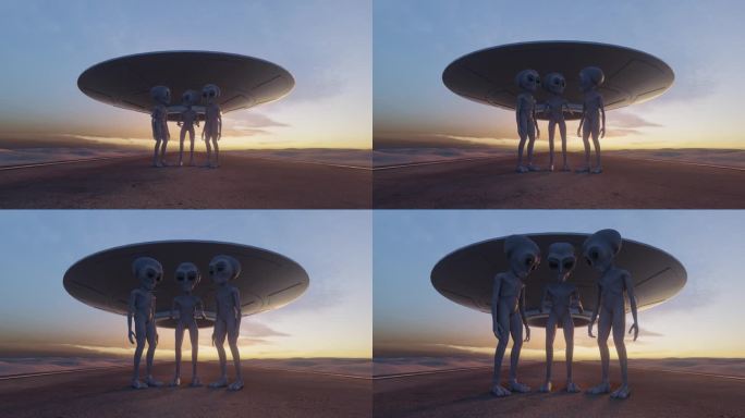 外星人05三维立体动画元素渲染动画
