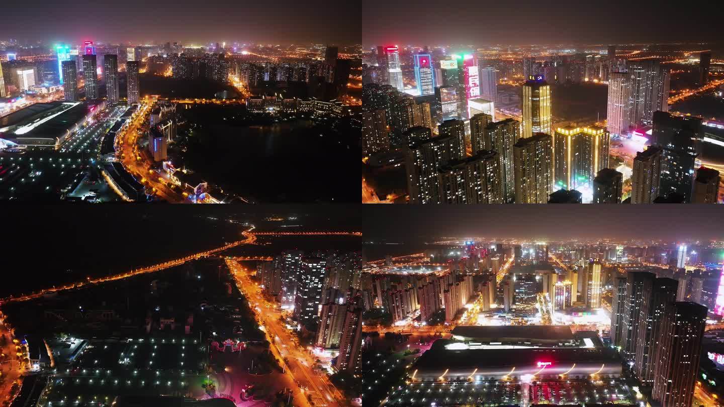 合肥滨湖新区融创文旅城夜景