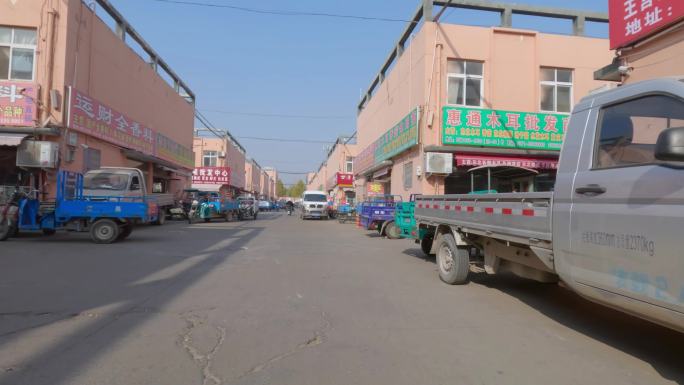 食品批发市场实景拍摄