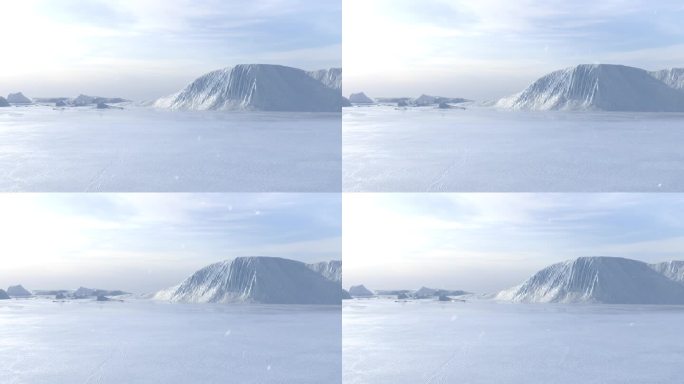 雪山，雪山模型，冰川