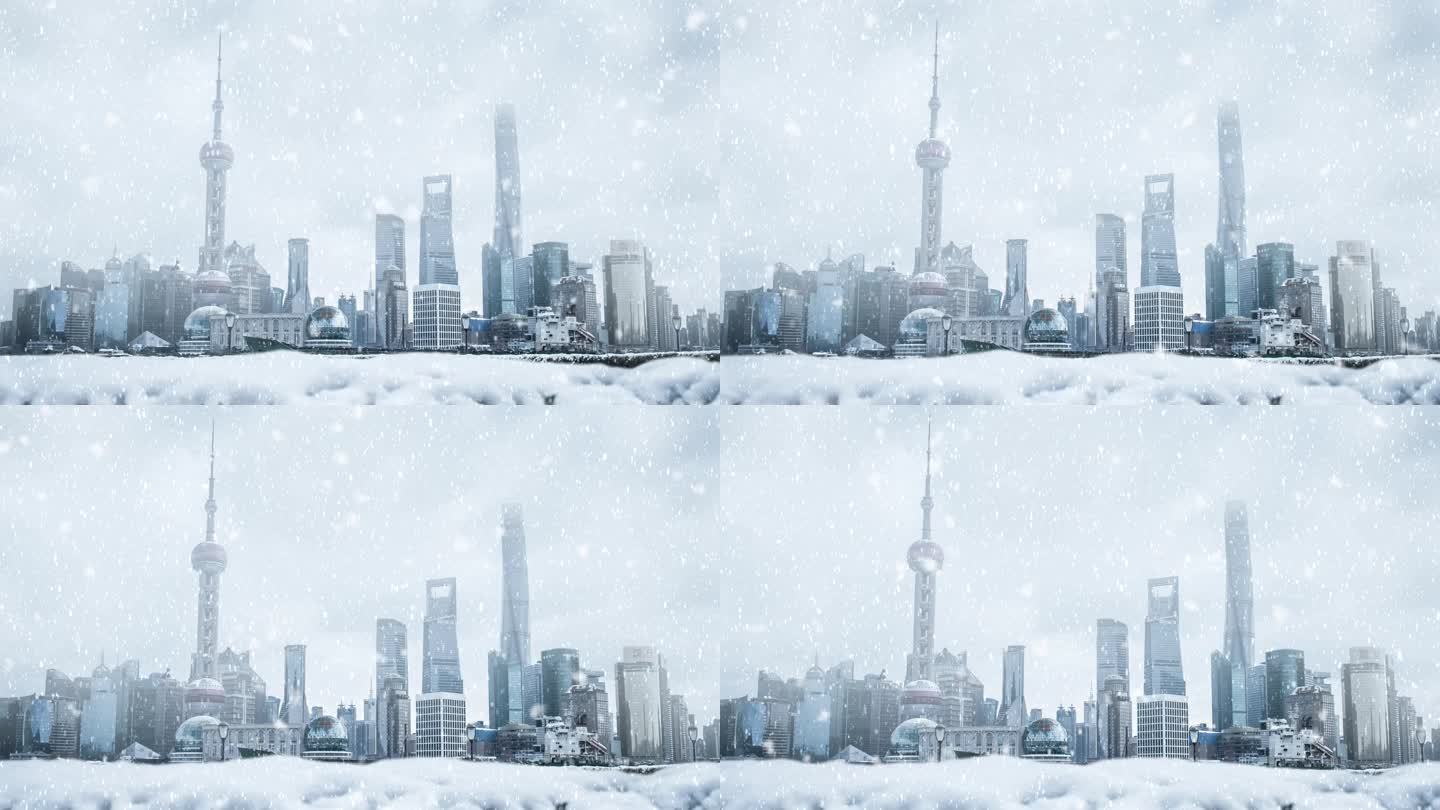 上海雪景01