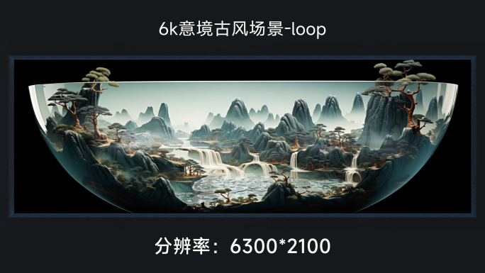 6k意境江南古风场景-loop