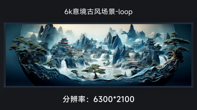 6k江南意境古风场景-loop