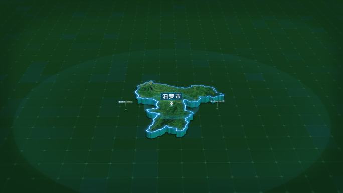 湖南岳阳市汨罗市面积人口信息区位地图展示