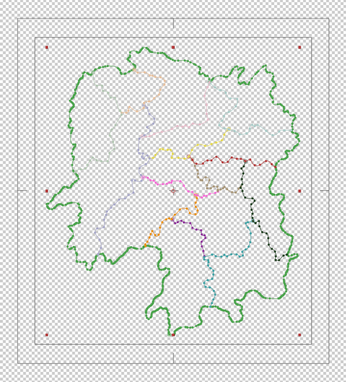 湖南地图遮罩路径