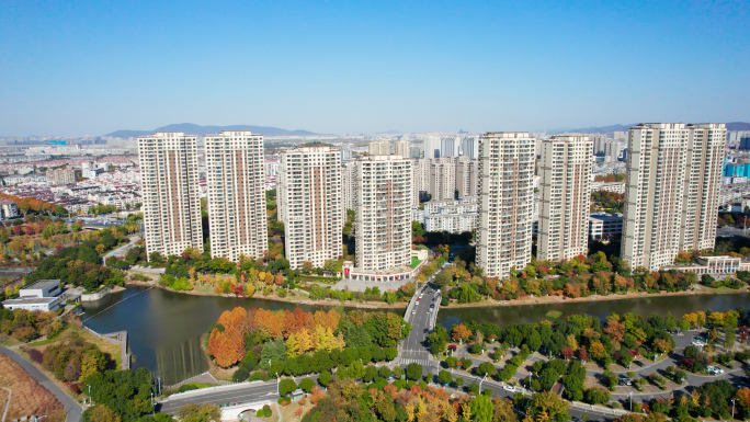 城市发展建设通用空镜头