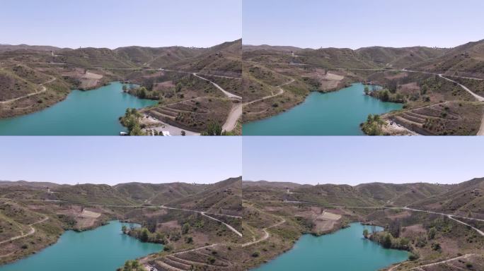 绿湖，金牛山土耳其，空中建立概述