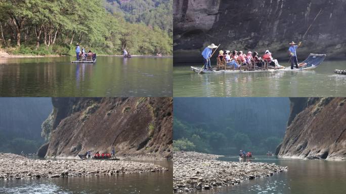 绿水青山间武夷山九曲溪竹筏之旅