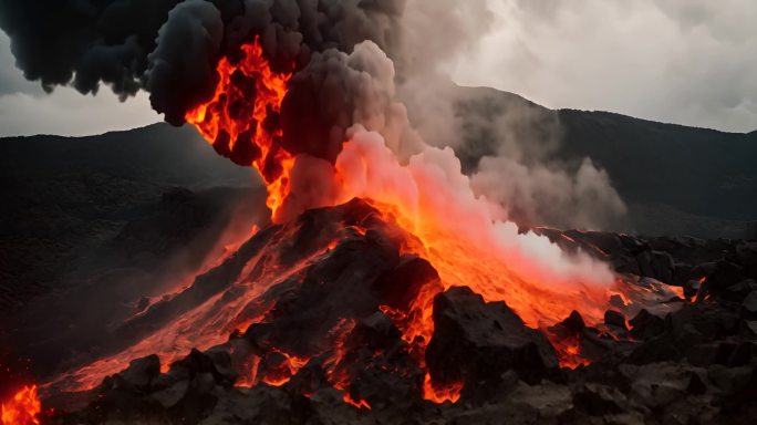 火山爆发