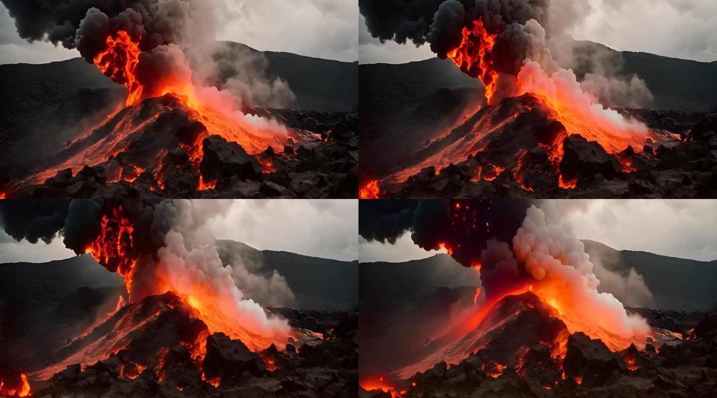 火山爆发