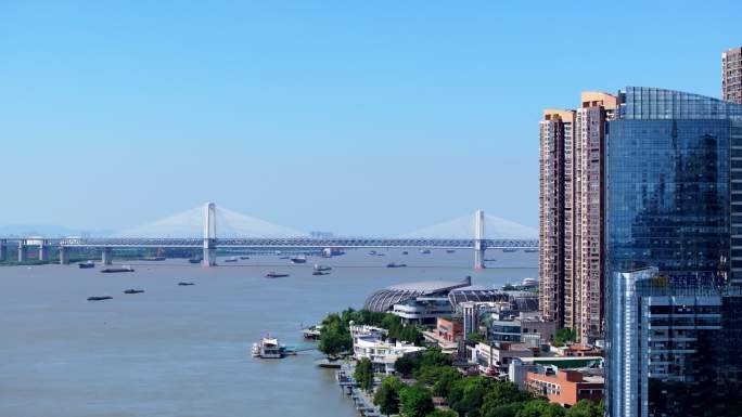 4K安徽芜湖城市风光航拍