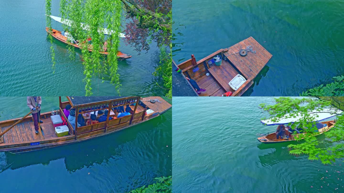 西湖划船水面