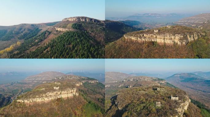 遗址 丘陵 建筑遗址  北方山寨遗址