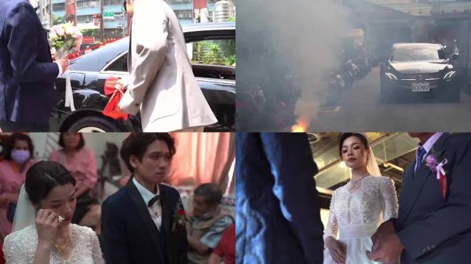 台湾新人浪漫结婚婚礼：传统与时尚的结合
