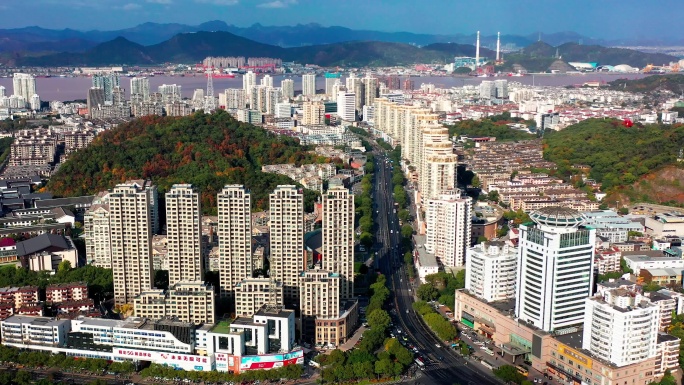 台州市椒江区白云山，绿道边的风光