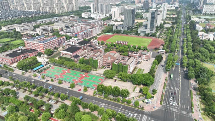 江苏省苏州市张家港市常青藤实验学校航拍