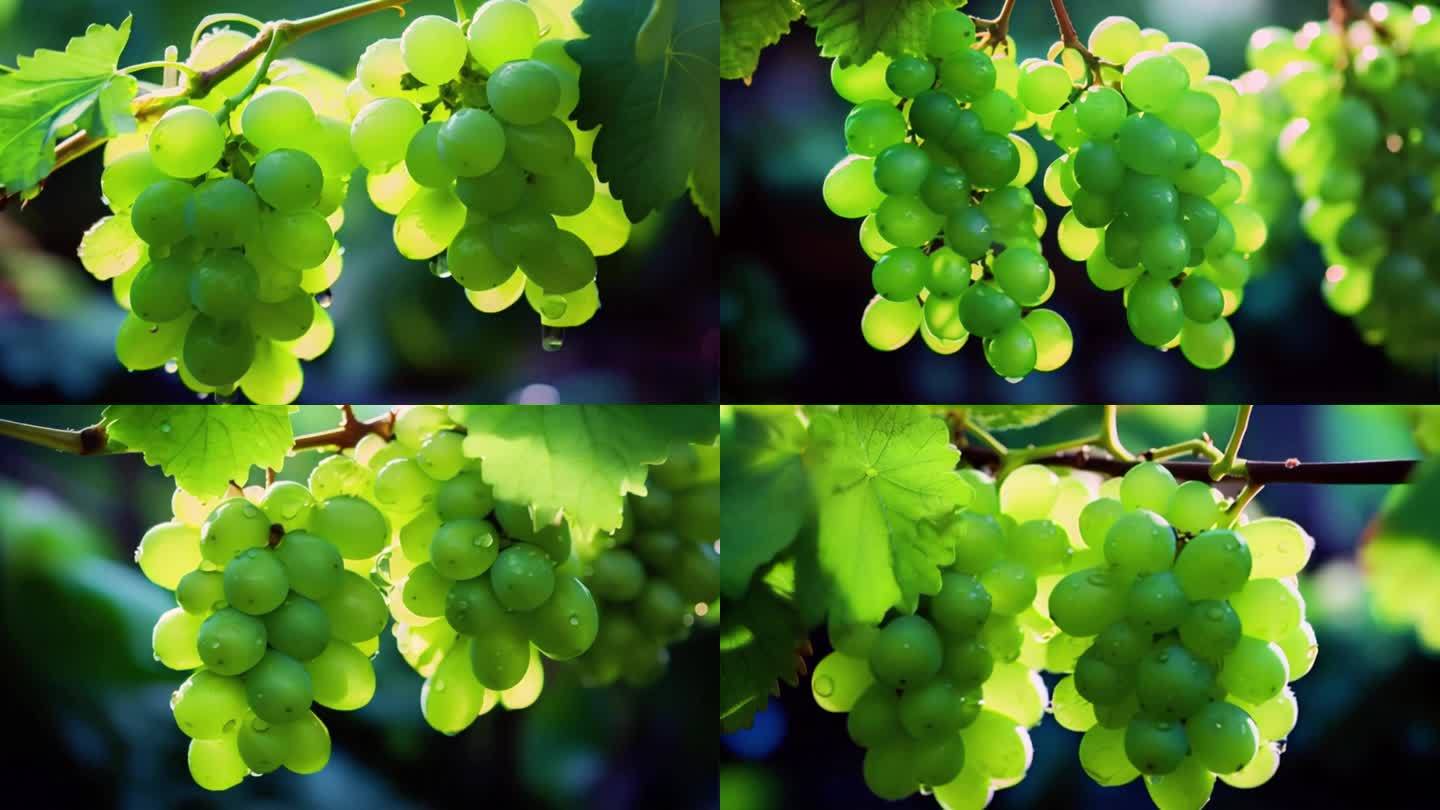 水果农业葡萄园农场提子采摘种植食物葡萄酒