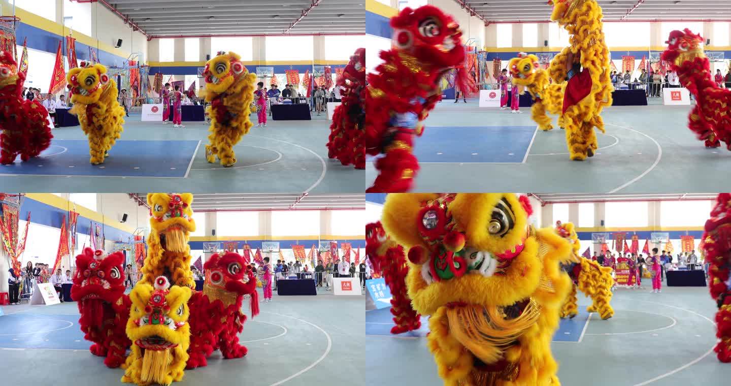 中国民间传统文化舞狮表演