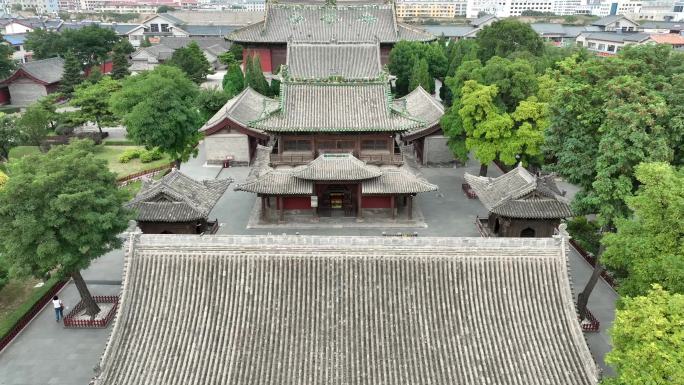 朔州古城崇福寺4k航拍