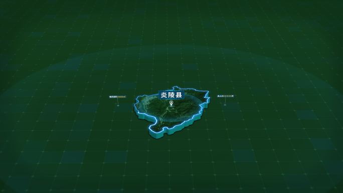 湖南郴州市炎陵县面积人口信息区位地图展示