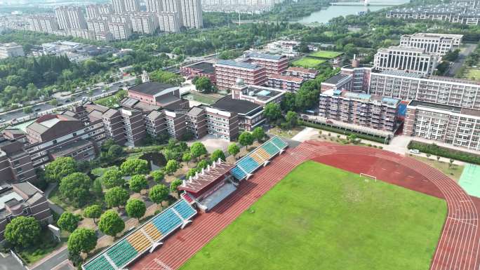 江苏省苏州市张家港市常青藤实验学校航拍